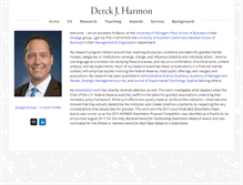Tablet Screenshot of derekharmon.com